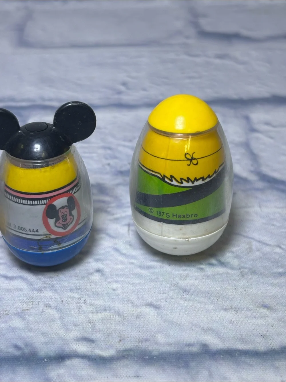 Vintage 70 80s Weeble Wobbles Mickey Mouse Club House Weebles Mickey Billy Karen